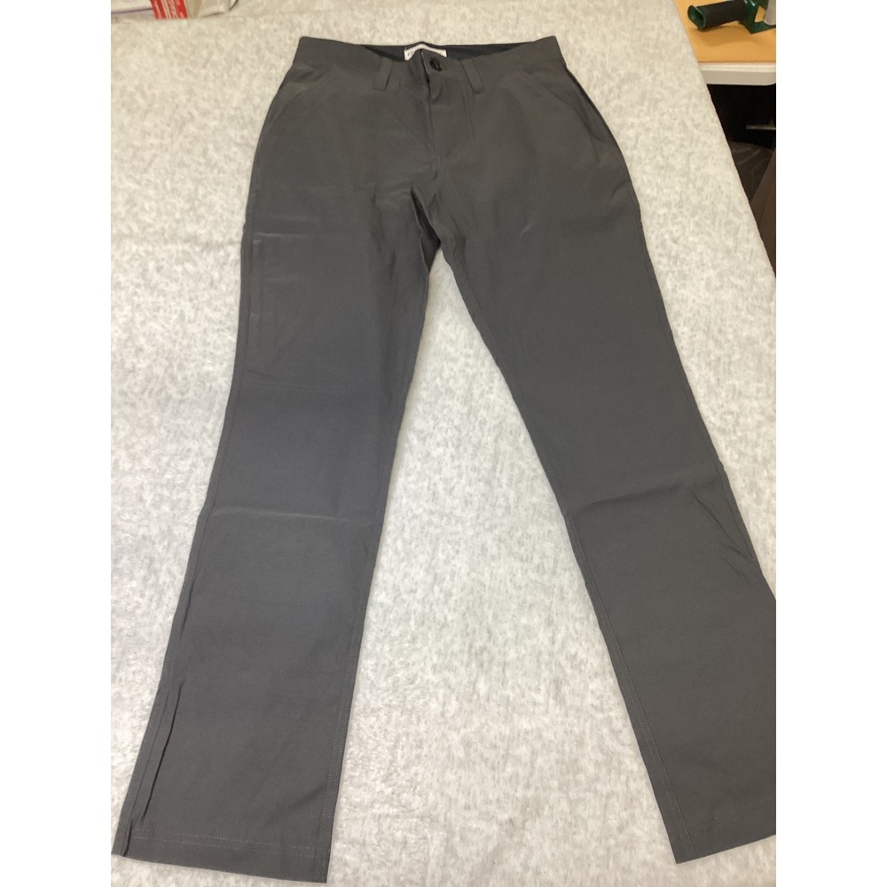 FF.LA Five Four Los Angeles Mens Performance Pants Gray Technical Stretch 32x32